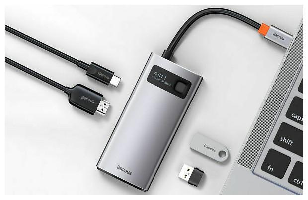 Actual product image Baseus Gleam Series 4-in-1 (USB-C, 1 Ports)