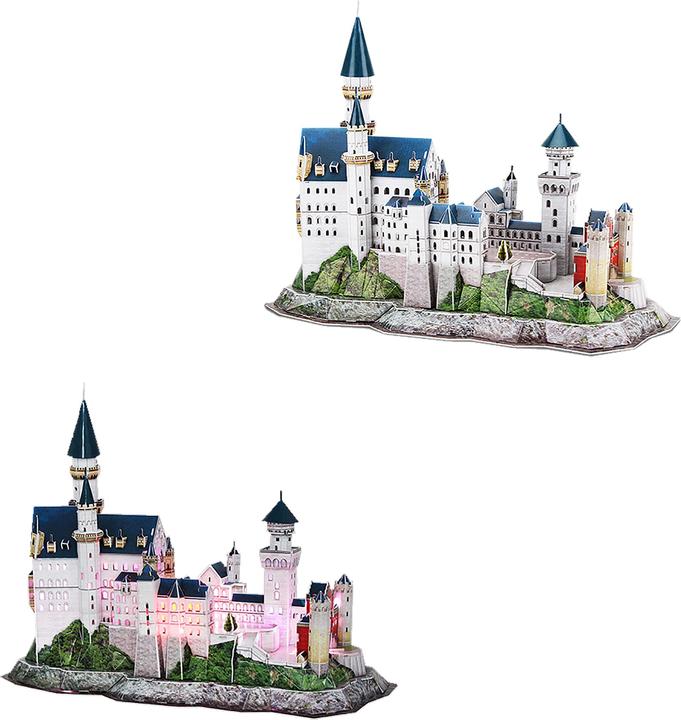 Immagine prodotto Cubicfun Puzzle 3D del Castello di Neuschwanstein (128 pezzi)