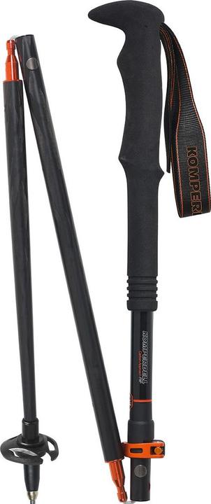 Actual product image Komperdell Carbon FXP.4 Approach Vario Compact poles (125 cm)