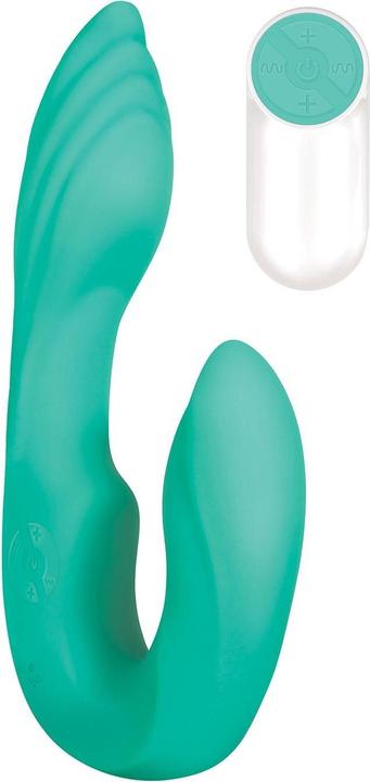 Productafbeelding Gender X Evolved Novelties - - Strapless Seashell - Oplaadbare Siliconen Dual Vibrator met Afstandsbediening