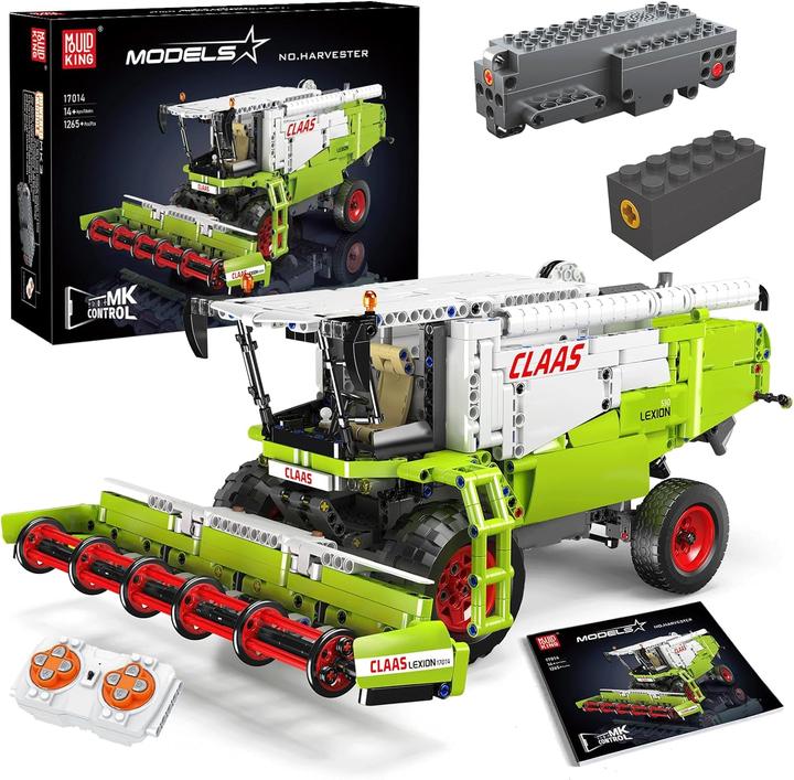 Actual product image Mould King Claas Lexion 760 harvester