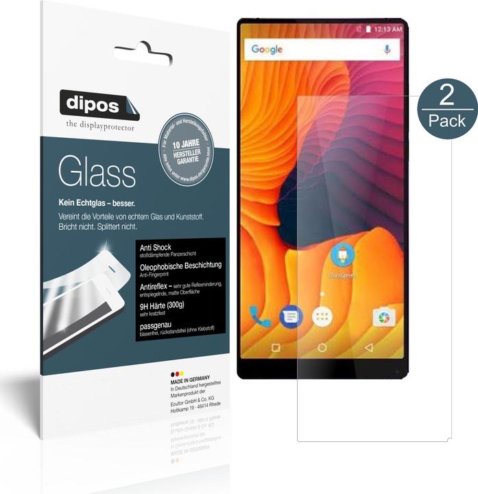 Actual product image Dipos Screen Protector Anti-Shock (2 Piece, Vernee Mix 2)