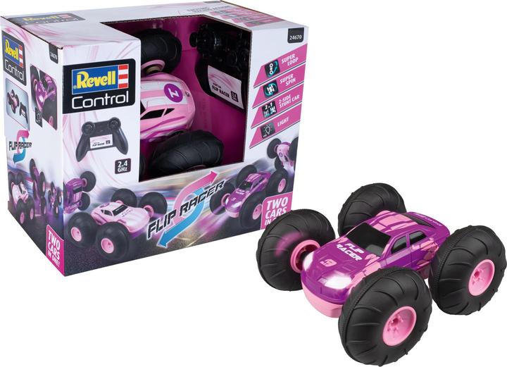 Immagine prodotto Revell Auto acrobatica RC Flip Racer rosa, auto telecomandata