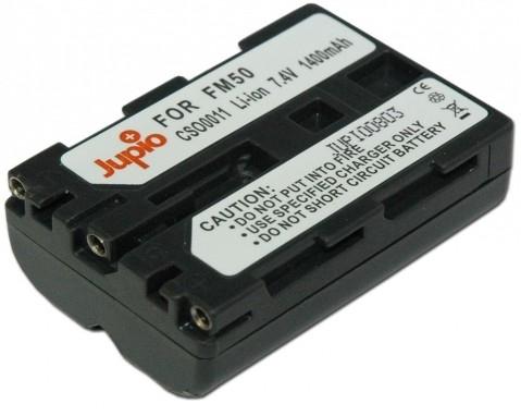 Actual product image Jupio Camera Battery Sony NP-FM50/51 NP-QM50/51 7.2V 1400mAh (Camera battery)