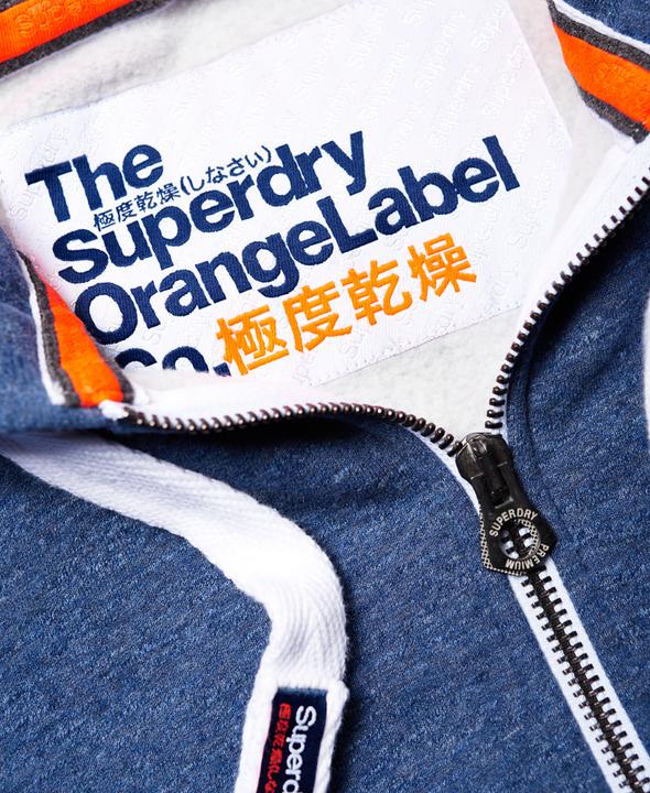 Actual product image Superdry Orange Label Zip Hoodie (L)
