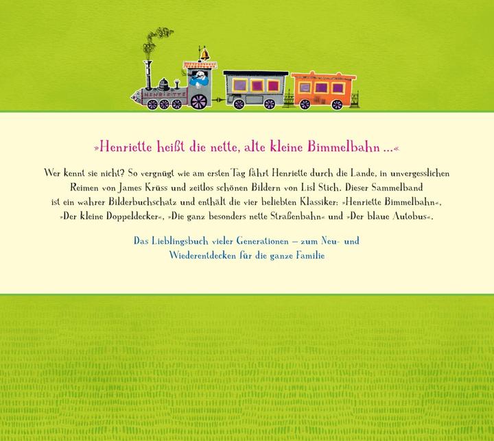 Produktbild Henriette Bimmelbahn und ihre Freunde - Der grosse James Krüss Bilderbuchschatz (Deutsch, James Krüss, 2022)