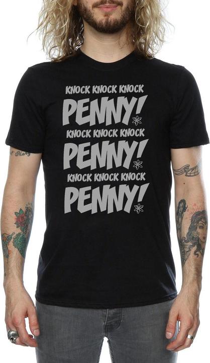 Immagine prodotto Dam Maglietta Uomo Sheldon Knock Knock Penny (L)