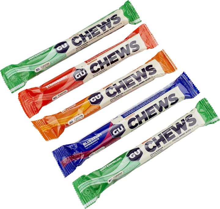 Actual product image GU Energy Energy Gel test pack (Watermelon, Strawberry, Orange, Bilberry, 7 pcs., 216 g)