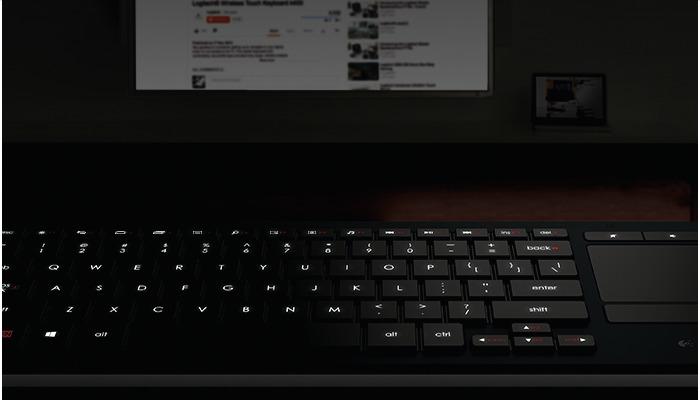 Image du produit Logitech Clavier illuminé sans fil K830 (US, Sans fil)
