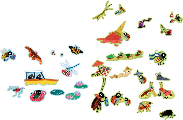 Image du produit Le monde des autocollants Wimmel - Les animaux rampants