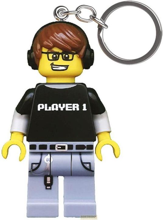 Dungeons & Dragons LEGO Minifigures Schlüsselanhänger mit Leuchtfunktion Video Game Guy 8 cm