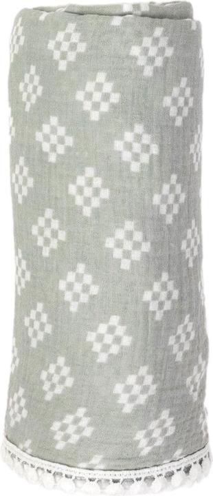 Produktbild Lodger Mulltuch Tribe Muslin Silt Green 120 x 120 cm (120 cm, 120 cm)