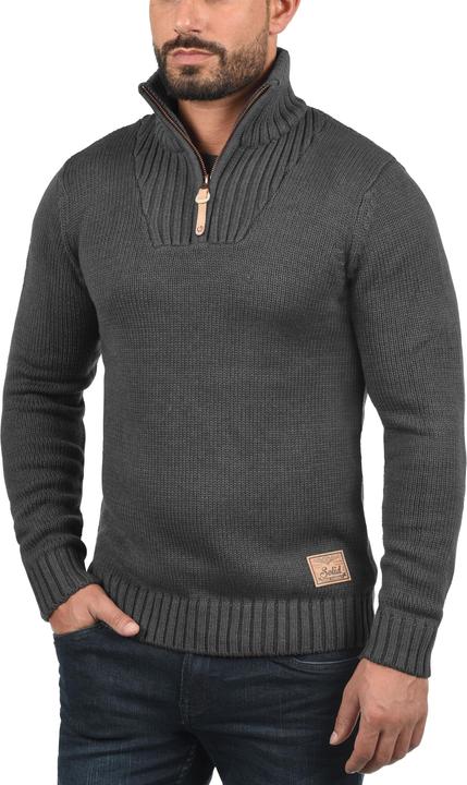 Immagine prodotto Solid Petro Maglione In Maglia Grossa Pullover Maglieria Da Donna Con Collo AltoStampa (M)
