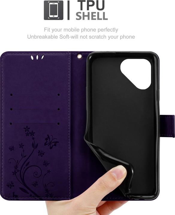 Immagine prodotto Cadorabo Custodia per Fairphone 5 Flower Book (Fairphone 5)