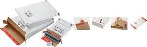 Produktbild Colompac Faltkarton 24,4x34,4x2,8cm selbstklebend weiss (1 x)