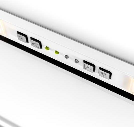 Image du produit NOVY 26080 cooker hood Built-in White ³/h B (Hotte écran plat)