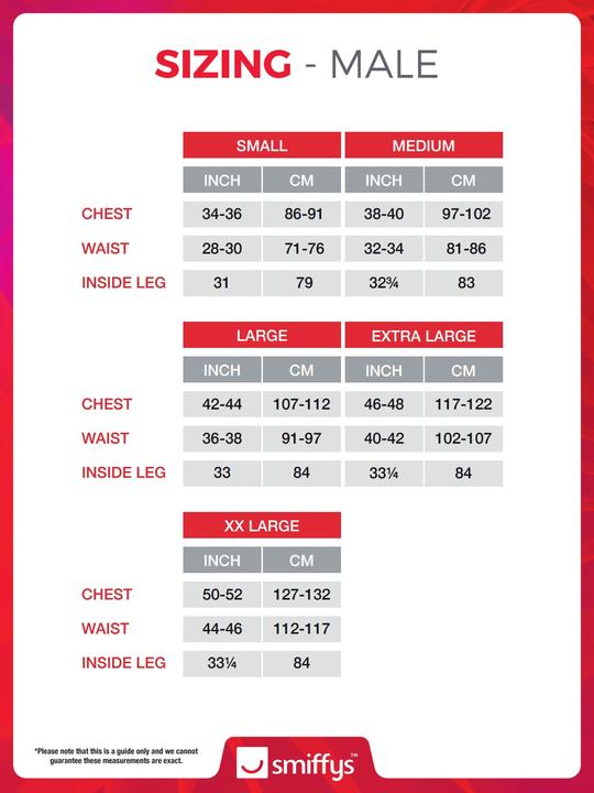 Nutritional values and ingredients Smiffys Baywatch: Lifeguard - Lifeguard (M)