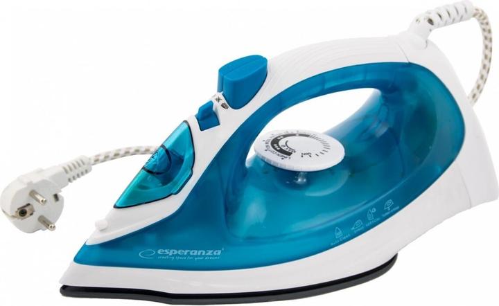 Actual product image Esperanza EHI002 Steam Iron Ceramic Ironing Sole (2200 W)