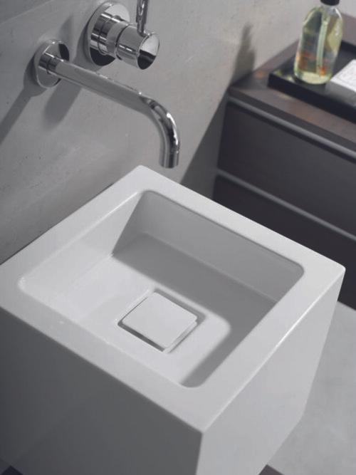 Image du produit Alape Lavabo WT.QS325X, carré L : 329mm H : 300mm P : 349mm, 4271000000, blanc (349 mm, 329 mm)