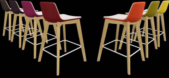 Actual product image Narbutas Twist & Sit Bar Stool
