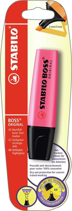 Actual product image STABILO Highlighter - BOSS ORIGINAL - single pen - pink (Pink, 5 mm, 1 x)