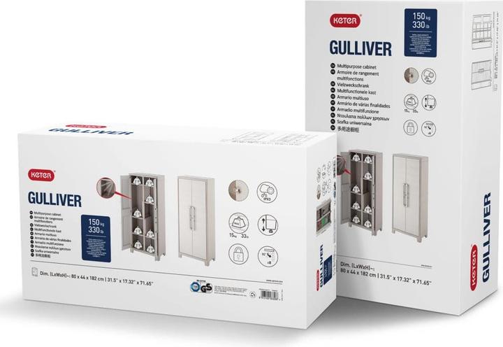 Actual product image Keter Gulliver (80 cm, 182 cm)