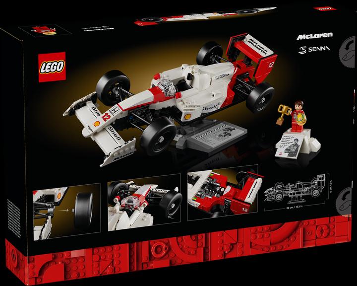 Produktbild LEGO McLaren MP4/4 & Ayrton Senna (10330, LEGO Icons)