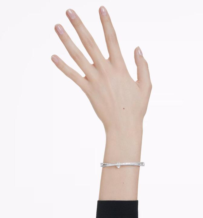 Image du produit Swarovski Hyperbola Bracelet-jonc Diverses coupes Blanc