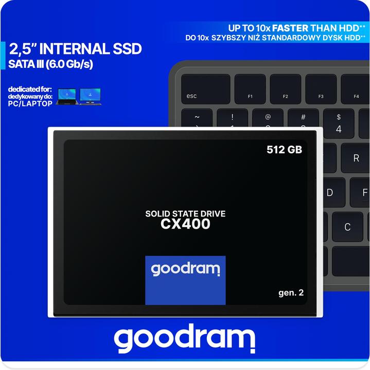 Image du produit Goodram CX400 (512 Go, 2.5")