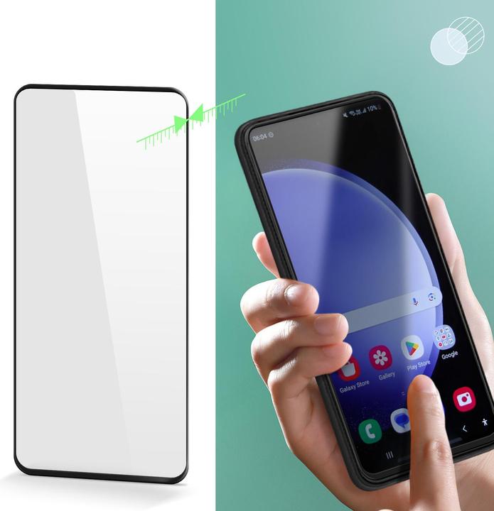 Immagine prodotto Avizar Pellicola di protezione del display in vetro di durezza 9H (1 Pezzo/i, Samsung Galaxy S23 FE)