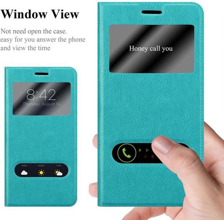 Produktbild Cadorabo Book mit View Doppelfenster Cover (Samsung Galaxy A8 (2018))