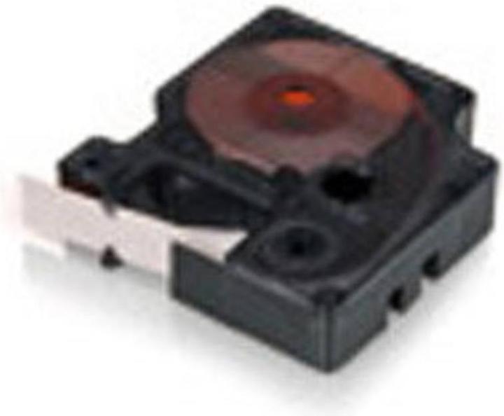Actual product image Dymo Rhino 19mm white on red vinyl (1.90 cm, Red)