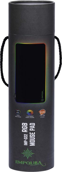 Actual product image Inca EMPOUSA RGB 7 LED MOUSEPAD (770x295x3mm) (XL)
