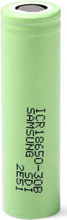 Samsung ICR18650-30B Batteria ricaricabile speciale 18650 Flat-Top Li-Ion 3,7 V 2950 mAh (1 pz., 18650, 2950 mAh)