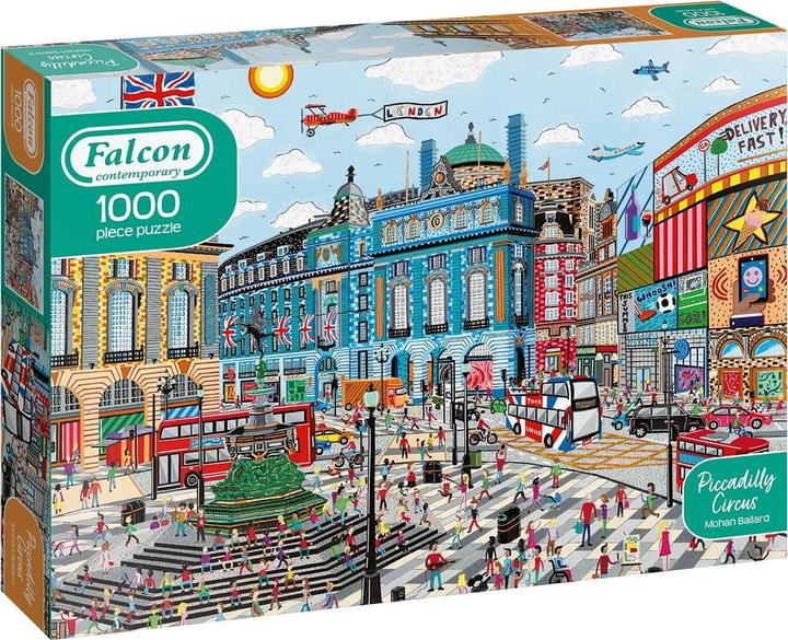 Image du produit Jumbo 11354 - Piccadilly Circus contemporain, puzzle, 1000 pièces (1000 pièces)