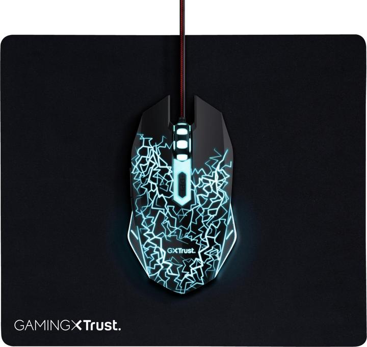 Image du produit Trust MOUSE USB OPTICAL GAMING/+MOUSE PAD 24752 (Filaire)