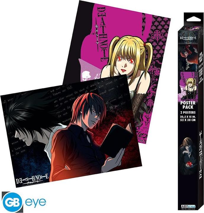 Image du produit ABYstyle DEATH NOTE - Set 2 Chibi Posters - L vs Light Misa 52x38 x4