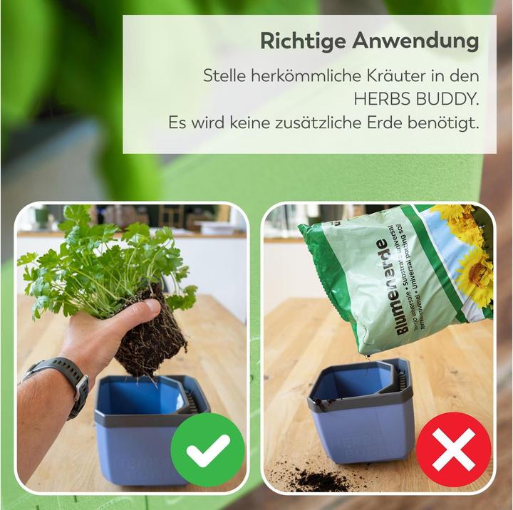 Produktbild Gusta Garden Herbs Buddy Kräutertopf (50 cm)