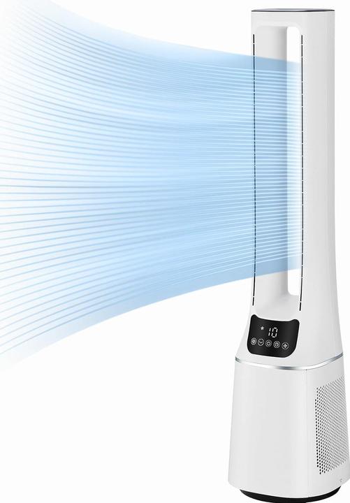 Midea | Bladeless Fan with Air purifier | MFP-120 | Stand fan | White | Diameter 15 cm | Number of speeds (38 dB)