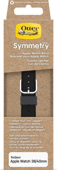 Immagine prodotto OtterBox Symmetry Cactus, cinturino in pelle per Apple Watch 9/8/7 41 mm (41 mm, 38 mm, 40 mm, Pelle Vegan)