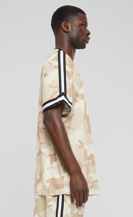 Actual product image Urban Classics Oversized Mesh AOP Tee - 142647 (XL)