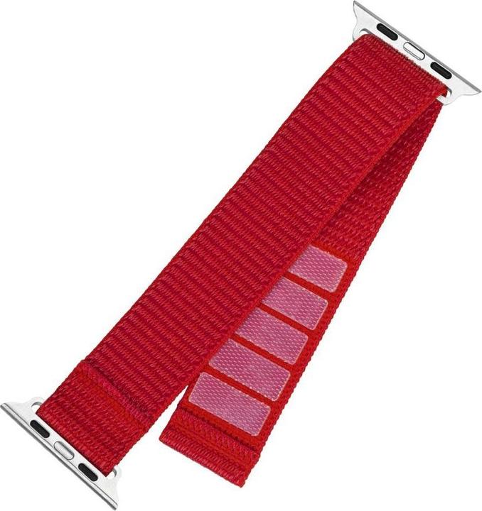 Immagine prodotto Fixed Cinturino Apple Watch Ultra 49 mm in nylon, rosso (Nylon intrecciato di alta qualità)