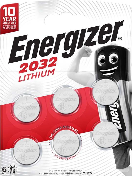 Produktbild Energizer CR2032 (6 Stk., CR2032, 240 mAh)