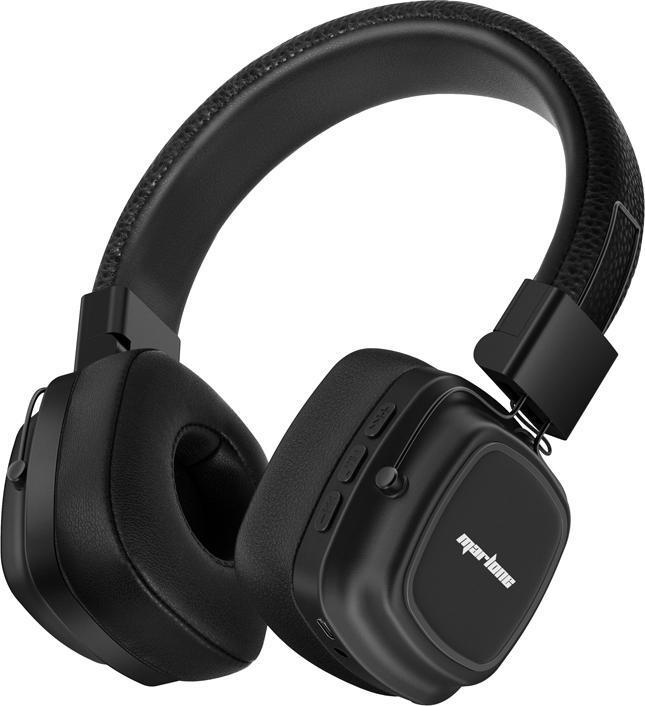 Marlone Audio headset Bluetooth 5.3 - Houston Black (10 h, Wireless)