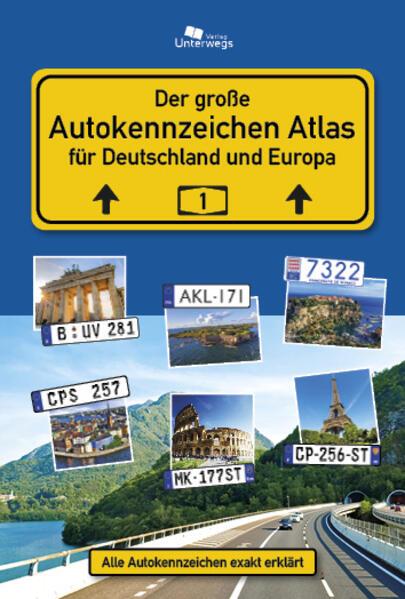 Produktbild AUTOKENNZEICHEN ATLAS für Deutschland und Europa (Deutsch, Thomas Schlegel, 2021)