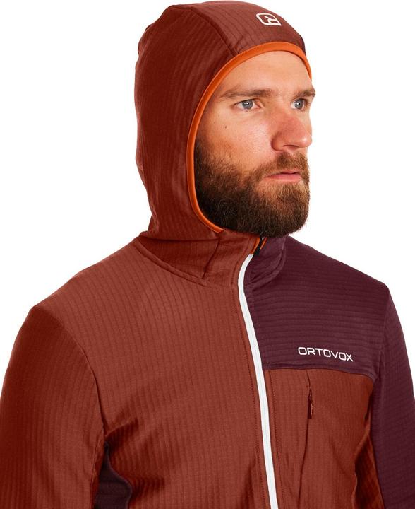 Immagine prodotto Ortovox Giacca con cappuccio in pile a griglia leggera (L)