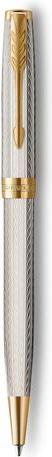 Produktbild Parker Kugelschreiber Sonnet Prem. Silver Mistral G.C. sw M (Silber, Gold, 1 x)