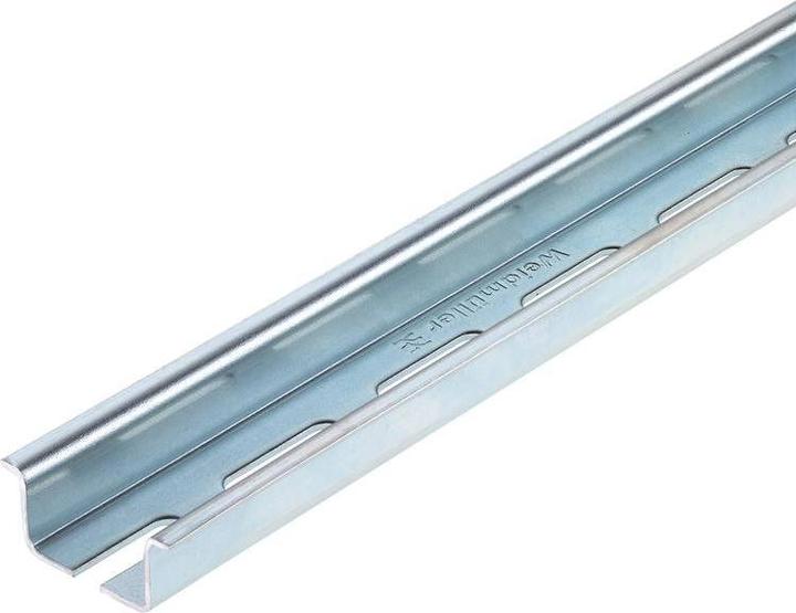Actual product image Weidmüller Mounting rail TS 35X15/LL 2M/ST/ZN 0236500000 2 m