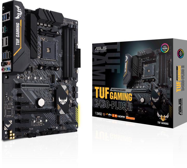 Produktbild ASUS TUF B450-PLUS GAMING II (AM4, AMD B450, ATX)