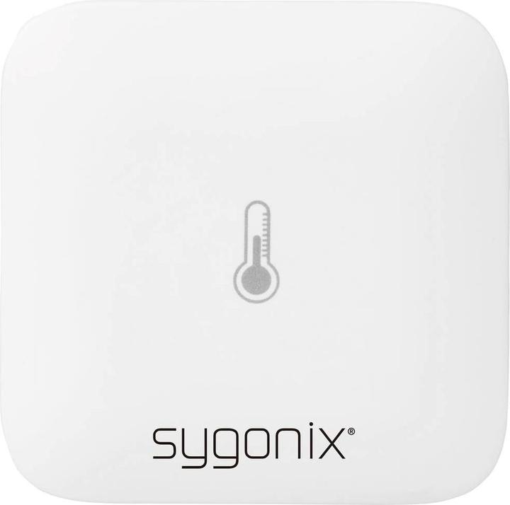 Sygonix SY-6052186 Temperatursensor und Luftfeuchtesensor Weiss